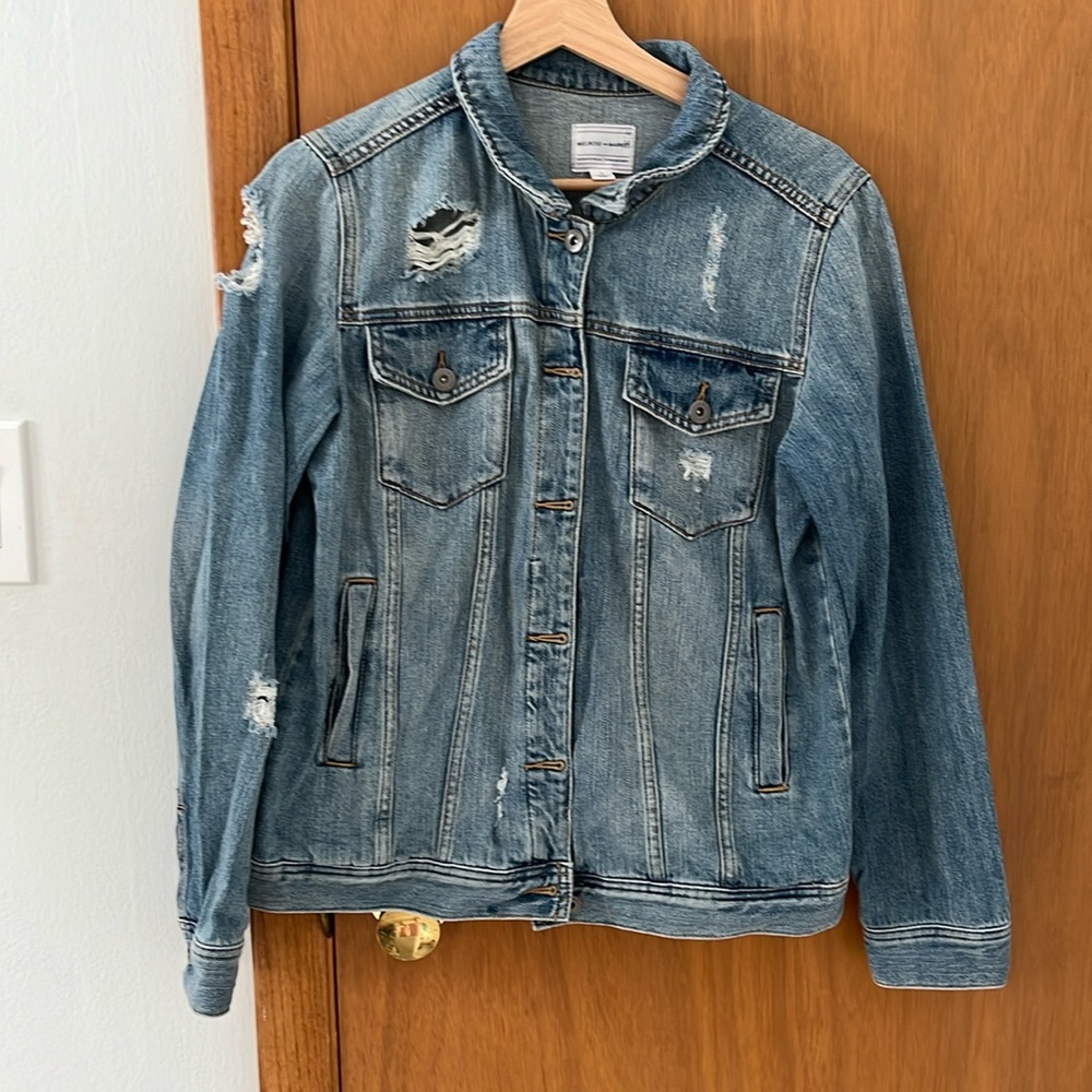 ripped jean jacket